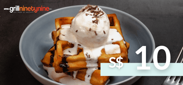 S$10 Grill Ninety Nine Gift Card