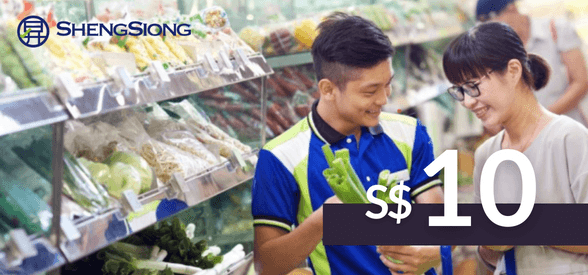 S$10 Sheng Siong Gift Voucher