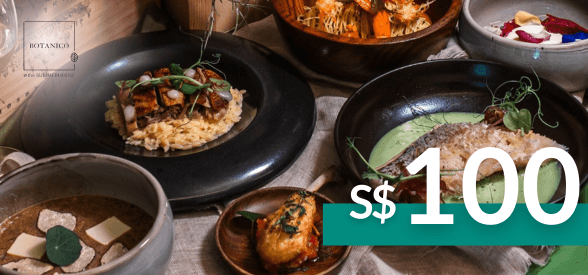 S$100 Botanico at The Summerhouse Gift Card