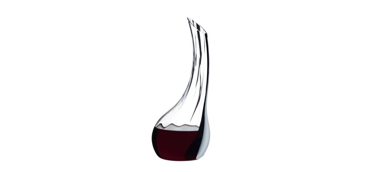 Riedel Decanter Cornetto Single Fatto A Mano Black/White/Black Optical