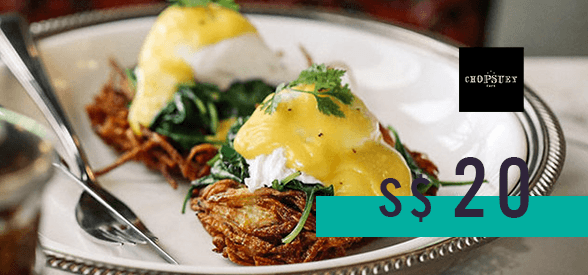 S$20 Chopsuey Cafe Gift Card