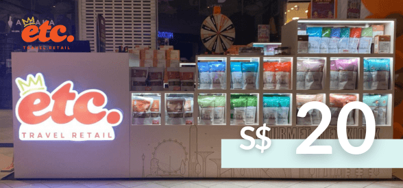 S$20 ETC Travel Retail Gift Card