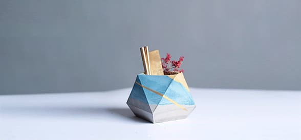 Geometric Stationery Holder Workshop