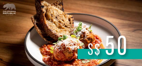 S$50 California Republic Gift Card