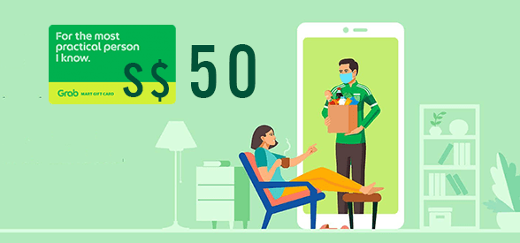 S$50 Grab Mart Gift Card