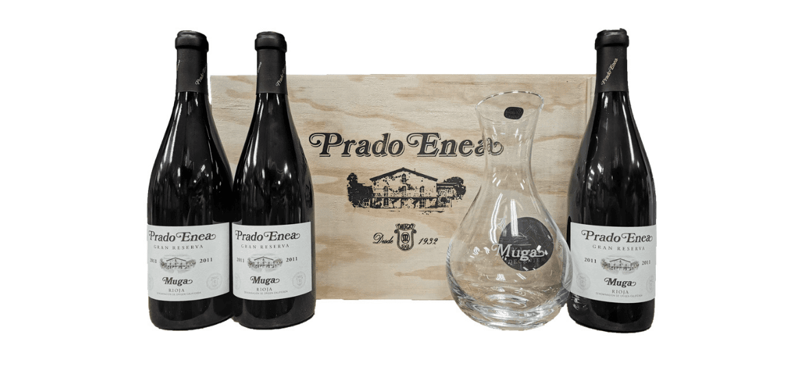 Muga Prado Enea Gran Reserva 2014 With Decanter Set