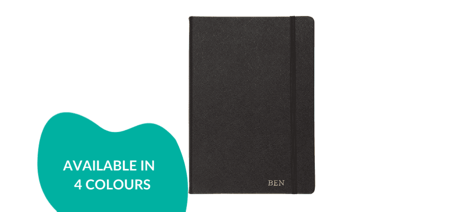 Personalised A5 Saffiano Notebook