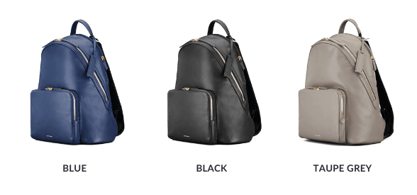 Three Musketeers Athos 13" Laptop Backpack Detachable Pouch (Leather)