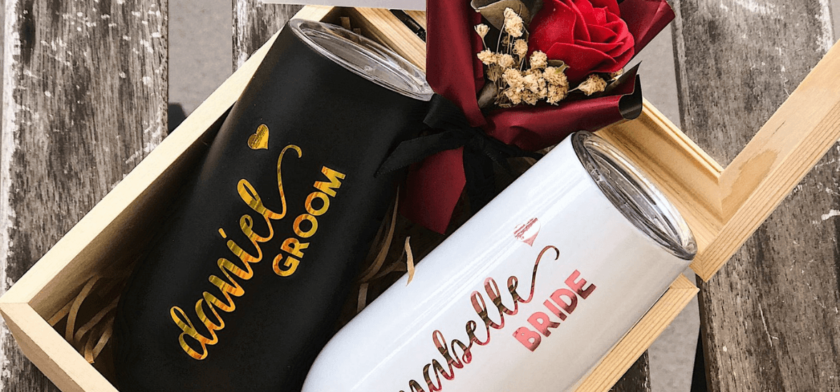 Couple Champagne Tumbler Box