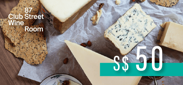 S$50 Club Street Wine Room Gift Card