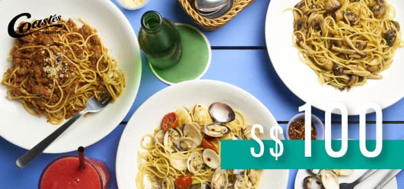 S$100 Coastes Gift Card