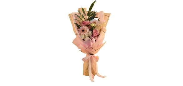 Dignified Mixed Flowers Bouquet