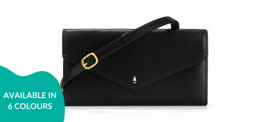 Envelope Flap Long Wallet Crossbody Sling Bag (RFID)