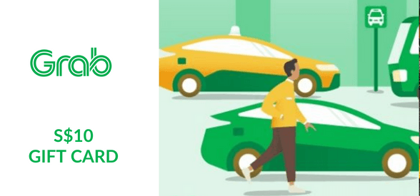 S$10 Grab Ride Gift Card