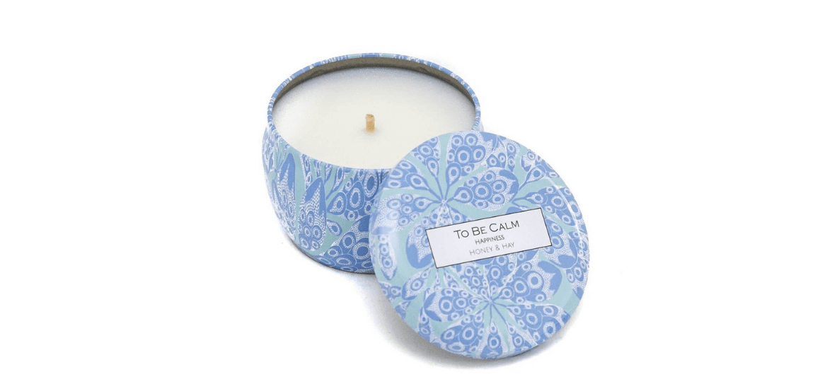 Happiness - Honey & Hay - Mini Soy Candle