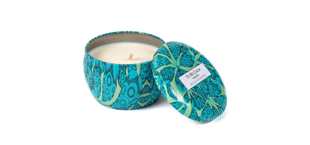 Harmony - Sea Salt & Eucalyptus - Mini Soy Candle