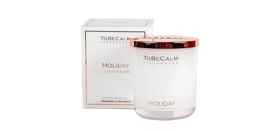 Holiday - Coconut & Lime - Luxury Large Soy Candle