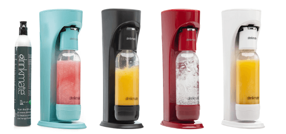 DrinkMate - Countertop Sparkling Water & Soda Maker with CO2 Cylinder