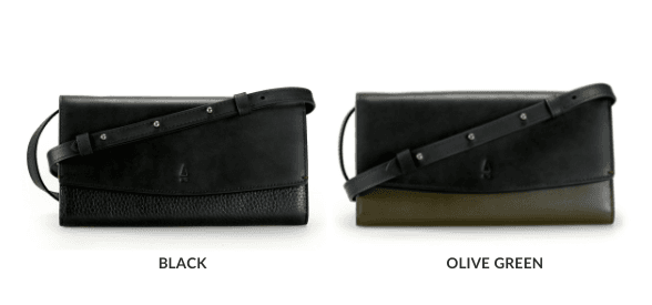 Three Musketeers Milady Two Tone Flap Long Wallet Crossbody Sling Bag