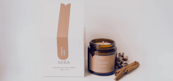 Cinnamon Vanilla Christmas Soy Candle