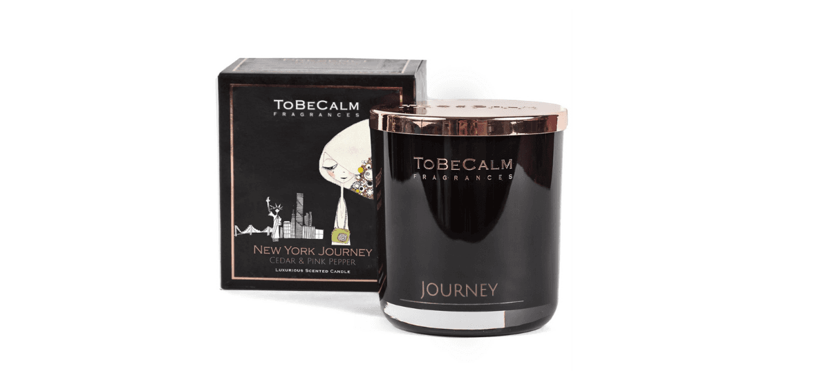 New York Journey - Cedar, Tobacco & Pink Pepper - Medium Soy Candle