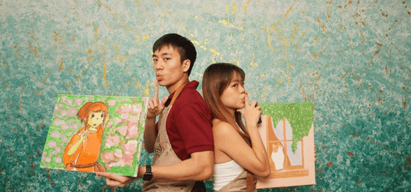 Unguided Art Jamming Session for 2 with Wine, Cheese & Chocolate, and Special Activities