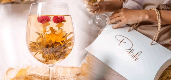 Paris Rendezvous  (Tea Rose) Blooming Tea - Classic Bag