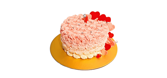 Pink Valentine's Day Fairy Cake