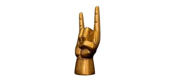 Rock On Mini Gold