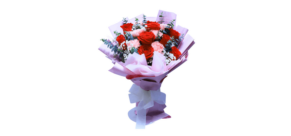 Rose & Carnation Bouquet For Love