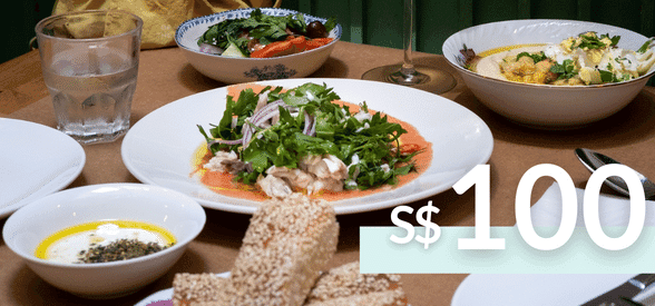 S$100 NORTH Miznon Gift Card