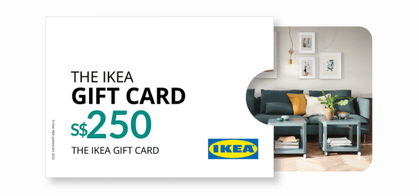 S$250 IKEA Gift Card