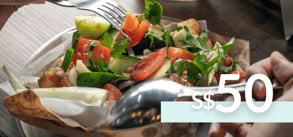 S$50 Miznon Gift Card