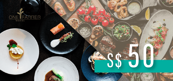 S$50 One Farrer Hotel Dining Gift Card