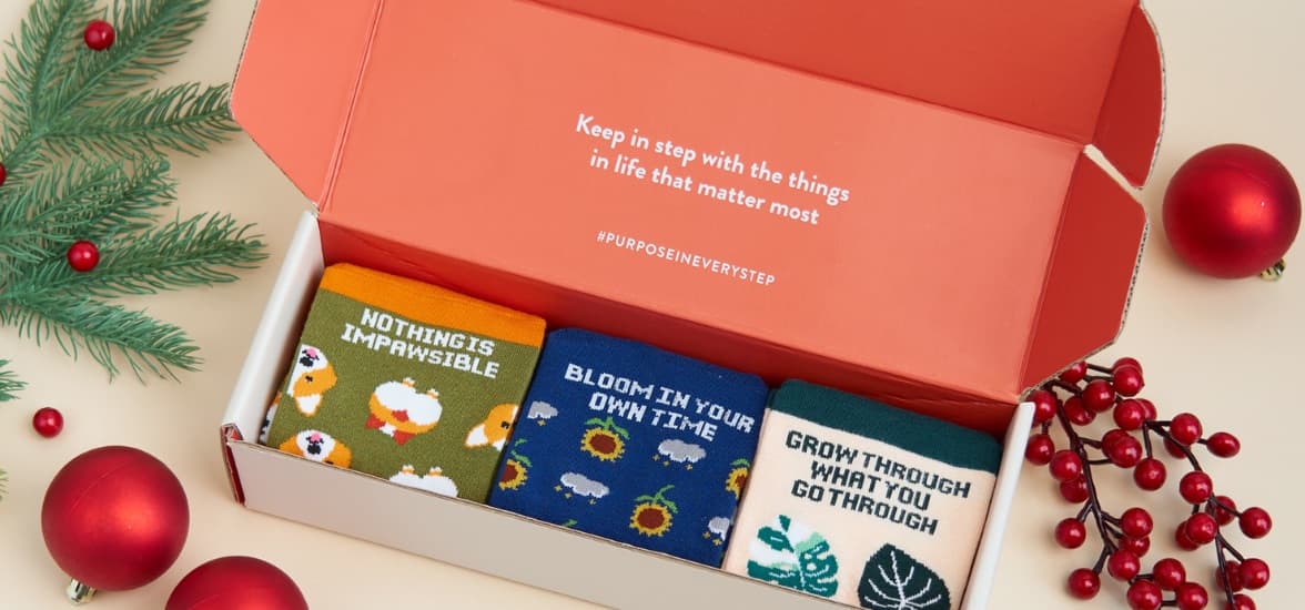 Talking Toes Socks Positive Gift Pack