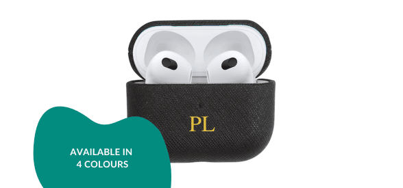 Personalised Saffiano AirPods Case [Gen 3]