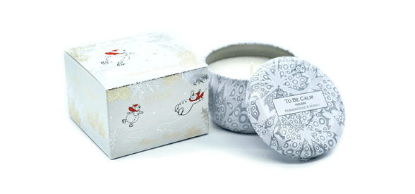 Snowman Mini Candle Gift Box