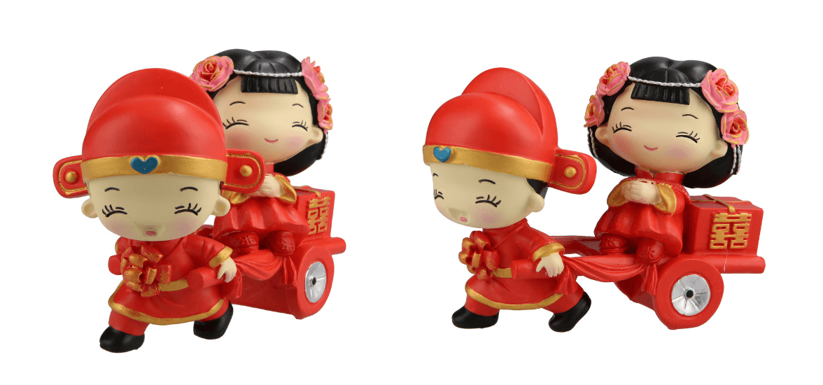 Wedding Carriage Figurines