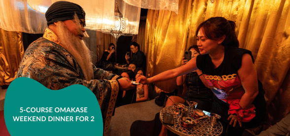 120-minute 5-Course Immersive Omakase Weekend Dinner for 2