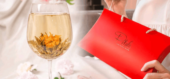 Yellow Meadow  (Green Tea) Blooming Tea - Petite Bag