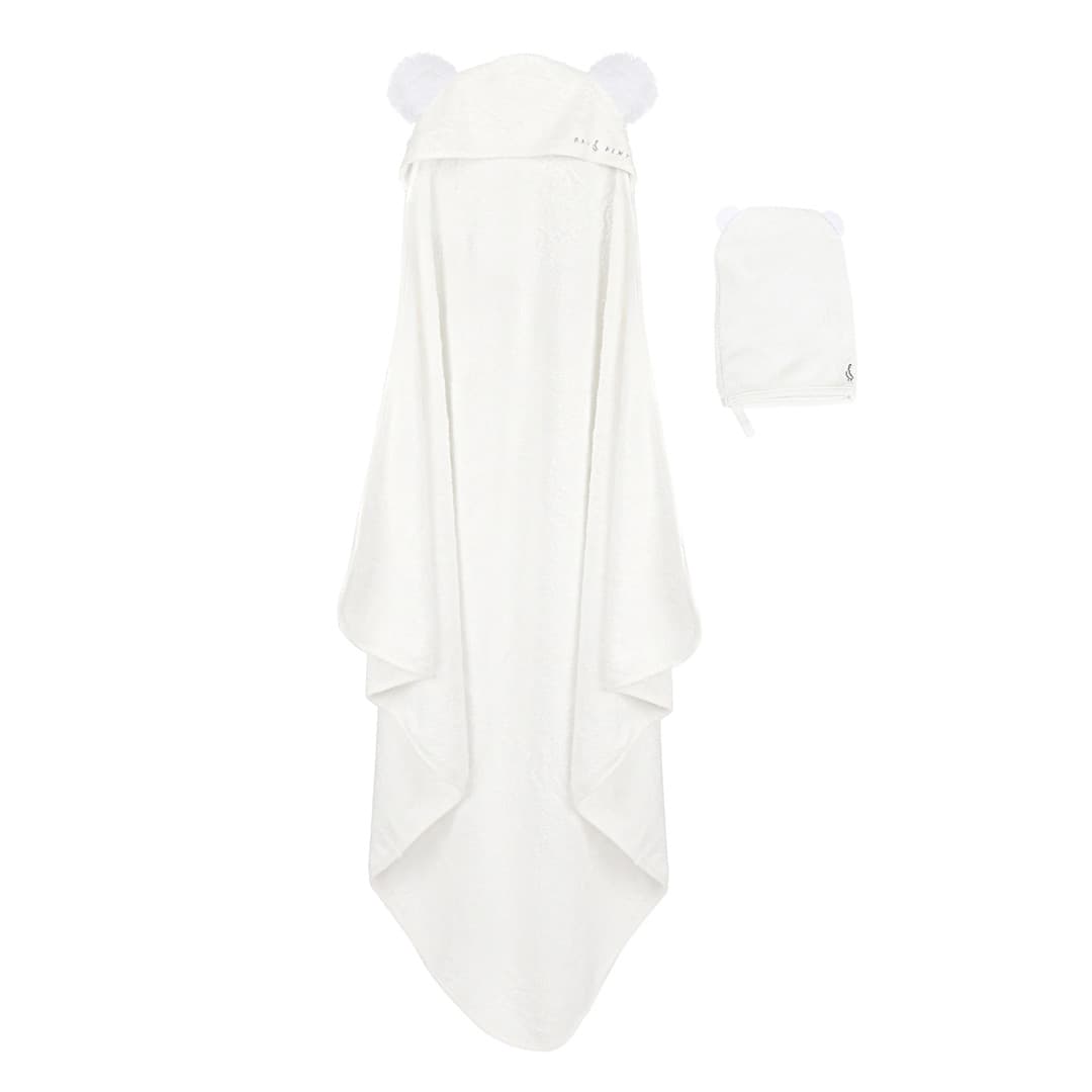 Organic Bamboo Baby Towel & Mitt