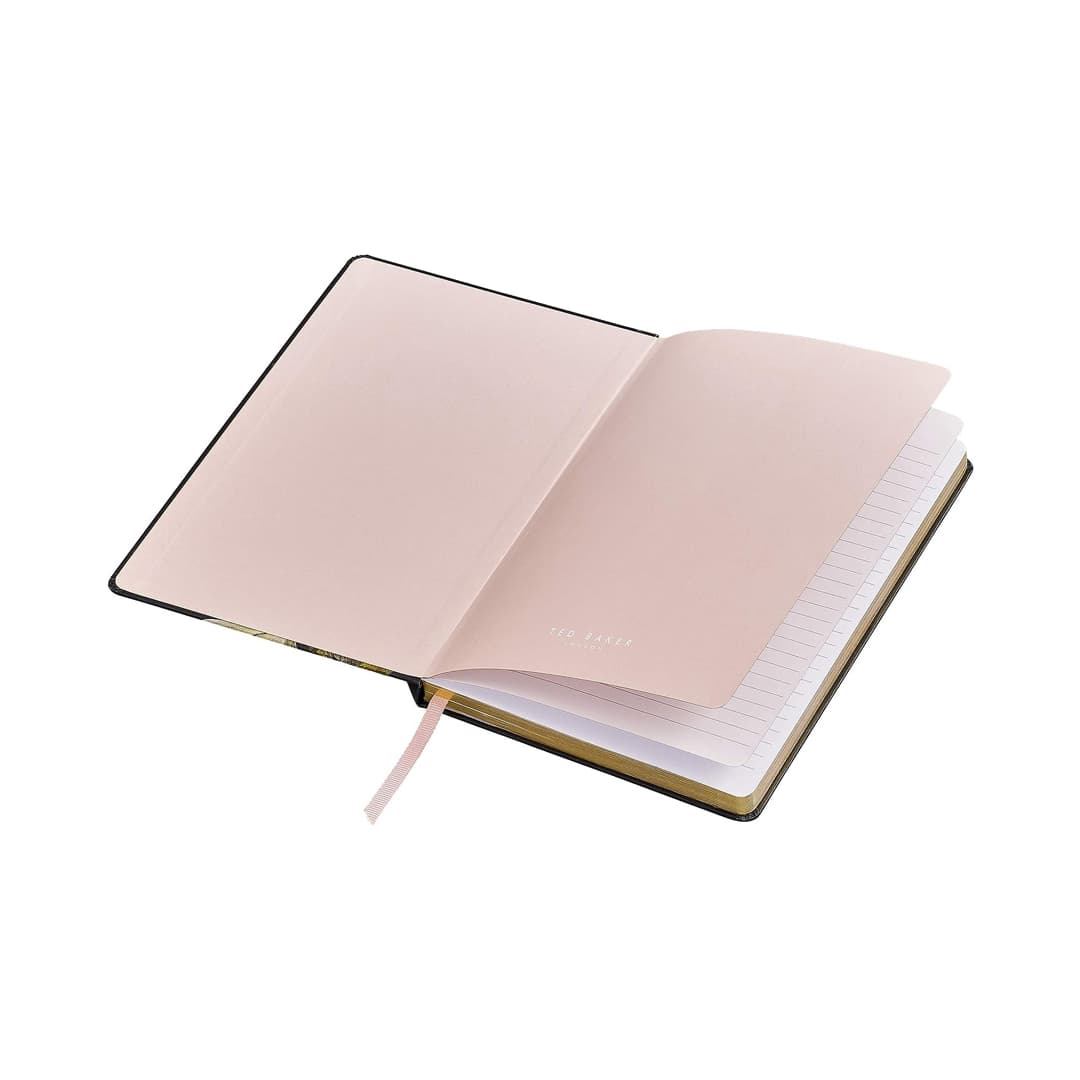 Ted Baker A5 Black Opal Printed Notebook