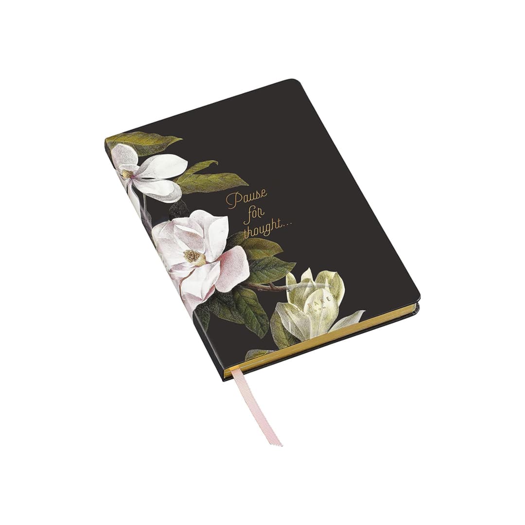 Ted Baker A5 Black Opal Printed Notebook