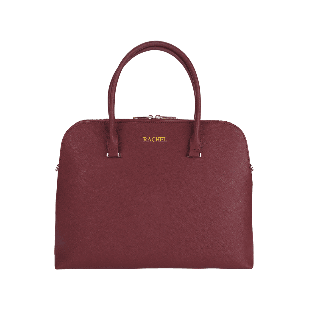 Personalised Saffiano Laptop Bag