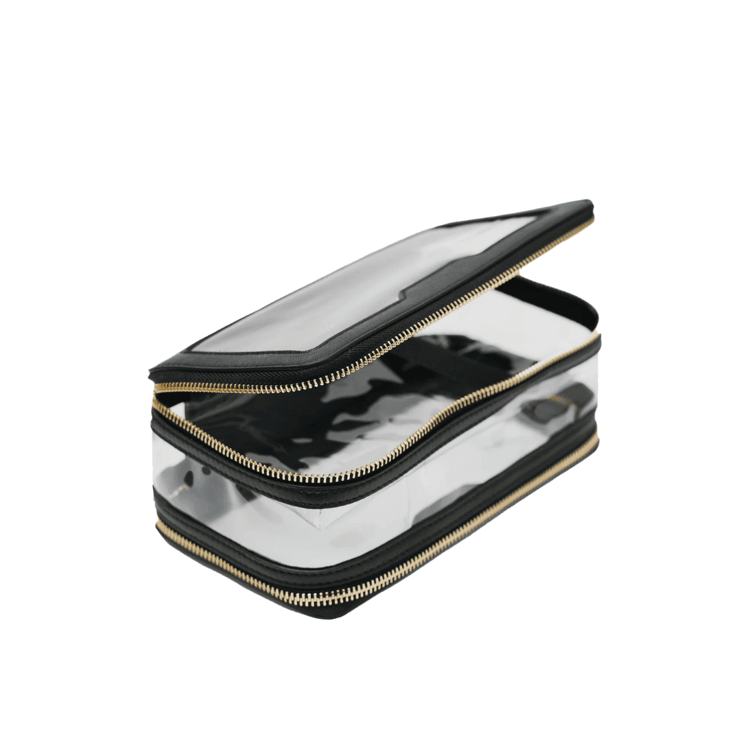 Personalised Saffiano Leather Makeup Pouch