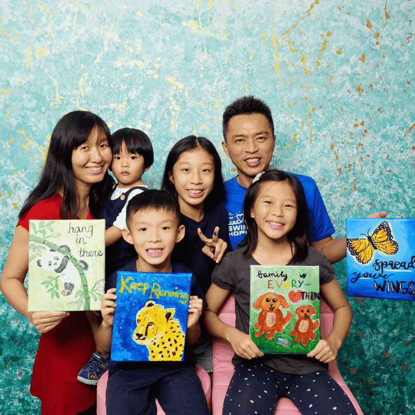 Soft Verbal Guided Art Jam for Family with Ice Cream & Drink (3 pax)