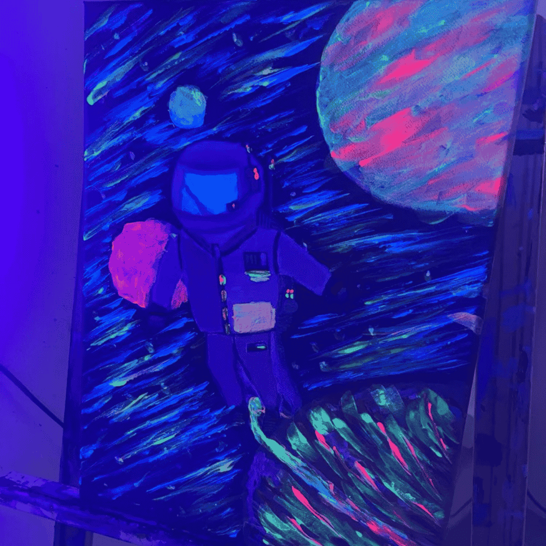 Glow in the Dark Painting Workshop for Kids 