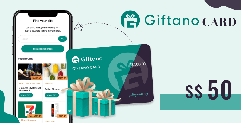 S$50 Giftano Gift Card