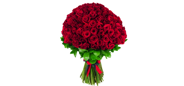 150 Red Roses Posy