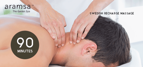 90-minute Swedish Recharge Massage